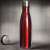 KARRY VESSEL 500ml stainless steel vacuum insulated water bottle, metal red, leakproof
