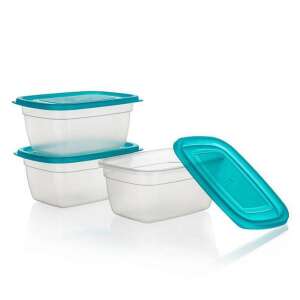 Banquet 3 darabos türkíz ételtároló doboz szett, 950 ml-es - Banquet