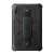 Blackview Active 8 Pro tablet, back view, rugged design, black color, dual camera
