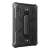 Blackview Active 8 Pro tablet, back view, rugged design, black color, dual camera