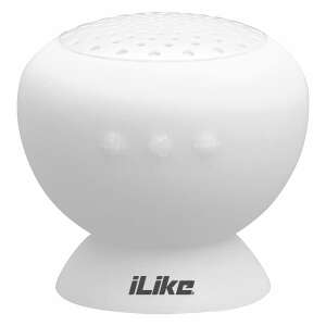 Преносим Bluetooth високоговорител iLike BSP-2080, бял - Bluetooth високоговорител