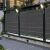Gardlov anthracite privacy fence tape installed on a modern fence