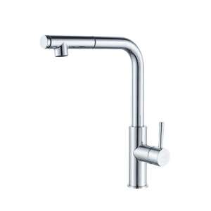 Momali kitchen sink faucet with pull-out sprayer, chrome finish - Nonbrand Faucet