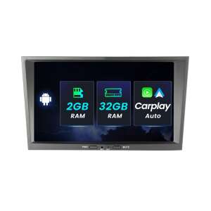 Navigáció Opel 8 hüvelykes univerzális, Android 11.2GB RAM + 32GB ROM, AHD, RCA, mikrofon, IPC, CARPLAY, AUTO, szürke szín
