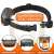 Anti-bark collar for dogs, adjustable, 17.8-49.5 cm, with 2 sets of prongs, 7 sensitivity levels, and 6V battery
