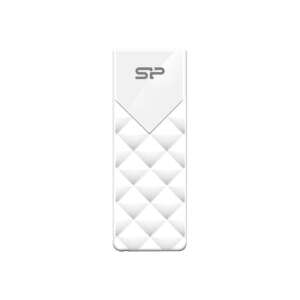 Silicon Power Ultima U03 8GB USB 2.0 pendrive, fehér, gyémánt mintával - Pendrive