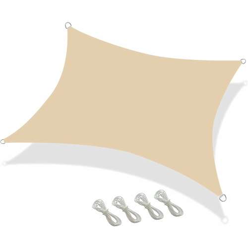 Pepita szögletes Napvitorla 3x4m 160g/m2 #bézs