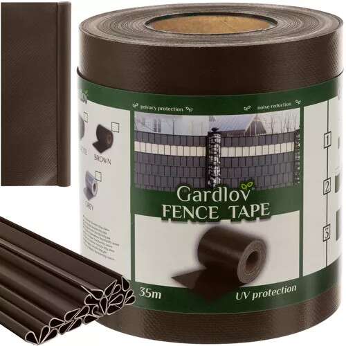 Páska na oplotenie 19cmx35m 630g/m2 hnedá 23707