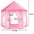 Kruzzel pink polka dot princess play tent dimensions