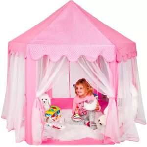 Kruzzel Play Tent - Polka dots #pink-white