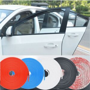 Autó ajtóélvédő felszerelve fehér autóra, színválasztékkal - Tömítőszalag