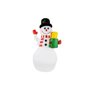 Ruhhy inflatable LED snowman Christmas decoration, 155cm tall - Outdoor Christmas decoration