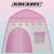 Kruzzel Play Tent with Lights - Flower #pink-white 95889345