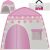 Kruzzel Play Tent with Lights - Flower #pink-white 95889345