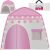 Kruzzel Play Tent with Lights - Flower #pink-white 95889345