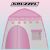 Kruzzel Play Tent with Lights - Flower #pink-white 95889345