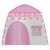 Kruzzel Play Tent with Lights - Flower #pink-white 95889345
