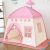 Kruzzel Play Tent with Lights - Flower #pink-white 95889345