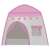 Kruzzel Flower Play Tent, Pink and White, Open Entrance, Kids Playhouse
