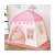 Kruzzel Flower Play Tent, Pink and White, Kids Room Decor