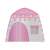 Kruzzel Pink and White Play Tent, Flower Design, Kids Indoor Outdoor Fun