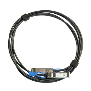 SFP+ мрежов кабел MikroTik, XS+DA0001, SF/SFP+, SFP28, 1G/10G/25G, 1 м (XS+DA0001) 143722491 - MikroTik