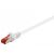 Goobay S/FTP CAT6 Fehér Patch Kábel 1.5m Gigabit Ethernethez