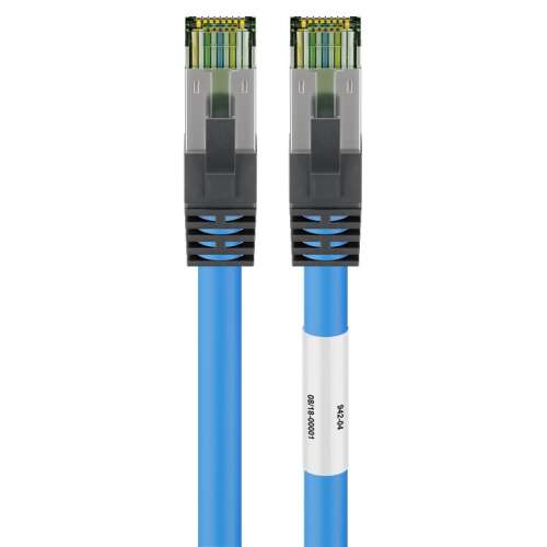 Goobay S/FTP CAT8.1 Patch kábel 1m - Kék (45659) - UTP kábel