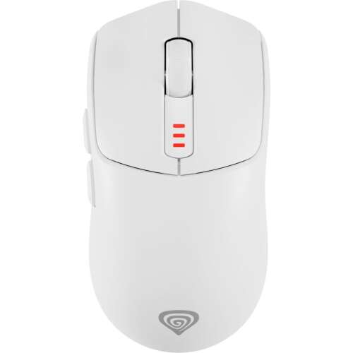 Natec Genesis Zircon 500 Wireless Gaming Mouse - White, top view