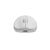 Front view of Natec Genesis Zircon 500 White Wireless Gaming Mouse showing USB-C port