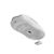 Bottom view of Natec Genesis Zircon 500 White Wireless Gaming Mouse with USB receiver