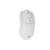 Angled view of Natec Genesis Zircon 500 White Wireless Gaming Mouse