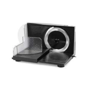 Електрическа машина за рязане на месо Emerio, черна, нож от неръждаема стомана, регулируема дебелина, предпазен превключвател, сгъваема за съхранение, без BPA - Машина за нарязване