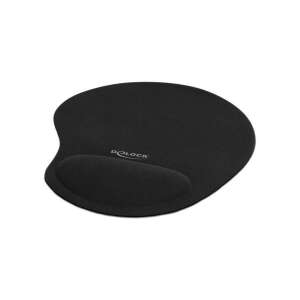 Delock Ergonomikus Egérpad - Gél Támasztékkal - 28x35cm