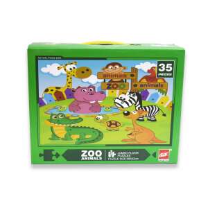 Gyerek Puzzle – Az állatkert lakói 35db 35901170 Puzzle - Sport - Állatok