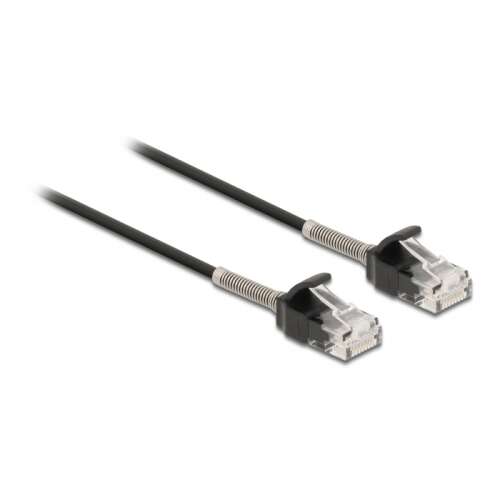 Delock UTP CAT6a Patch Cable 3m Black, network cable, ethernet cable, RJ45 connector