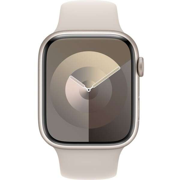 Apple watch s9 aluminium 45mm polarstern (sportarmband polarstern...