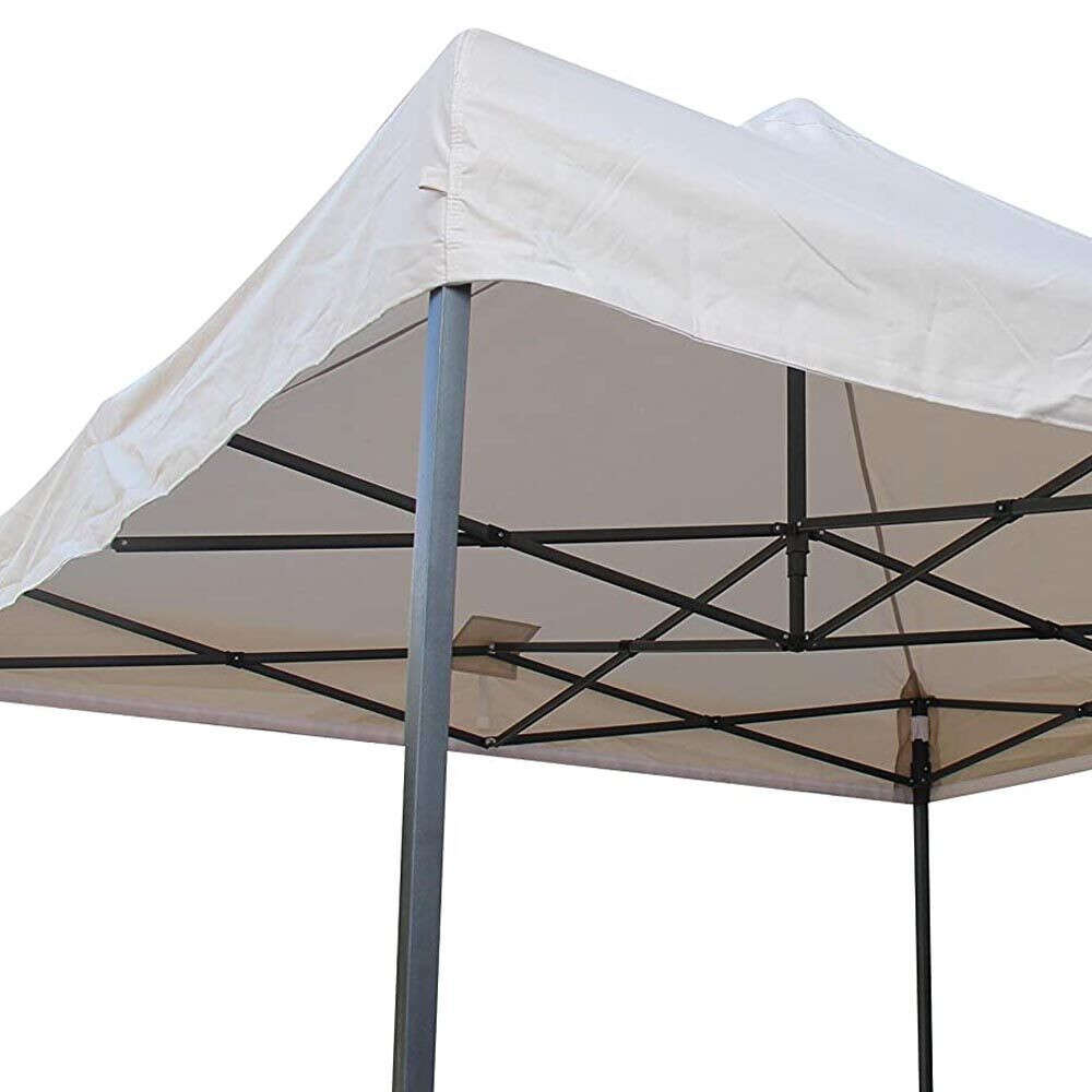 Pavilon Tetőponyva - Vajszínű - 3x3m