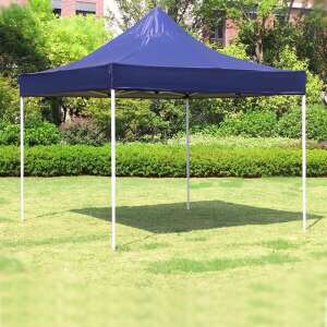 3x3 méteres összecsukható kerti pavilon sátortetővel - kék 71363530 Kerti bútor