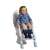 Kind benutzt ThermoBaby Kiddyloo Toilettensitzverkleinerer mit Stufen, babyblau