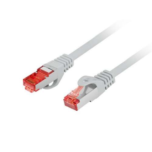 Cablu patch Lanberg FTP CAT6, 0.25m, gri, cu conectori RJ45