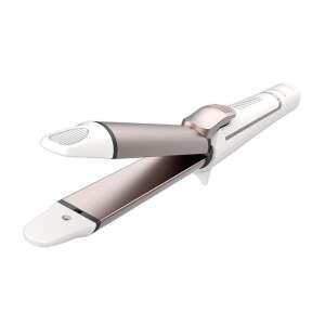 Cecotec Bamba RitualCare 1000 Titanium 2-in-1 Hair Straightener and Curler, white and rose gold - Hair curler