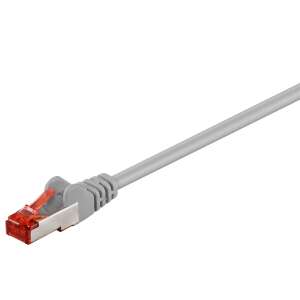Кабел Goobay S/FTP CAT6 Patch, 1 метър, сив - Goobay