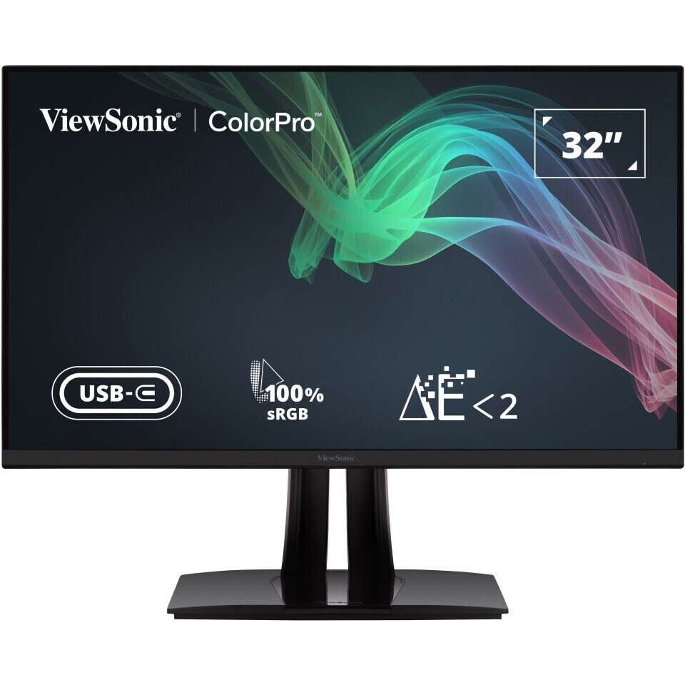 32" viewsonic vp3256-4k lcd monitor fekete (vp3256-4k)