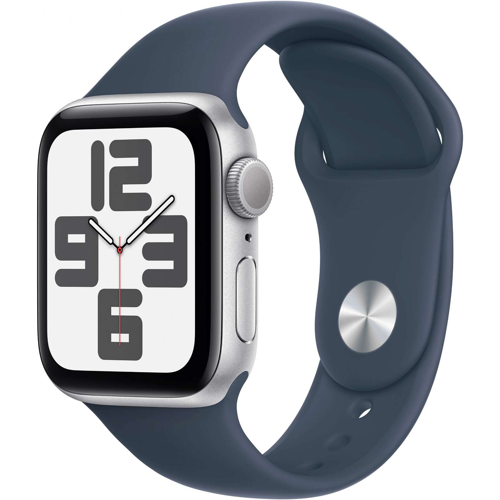 Apple watch se aluminium 40mm silber (sportarmband sturmblau) s/m...