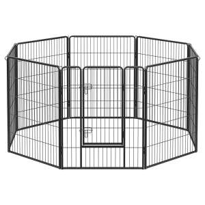 FEANDREA 8 panouri tarc pentru animale de companie, 100 cm înălțime, formă octogon - Petshop