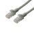 Iris S/STP CAT6a Patch kábel 0.5m Szürke, nagy sebességű hálózati kábel