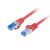 Lanberg S/FTP CAT6a Patch Cable 1m Red (PCF6A-10CC-0100-R) 133989425
