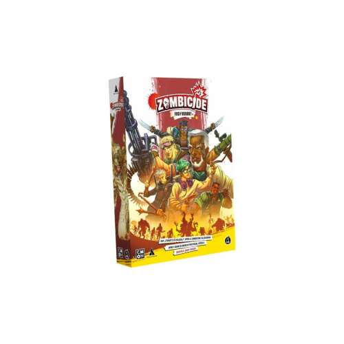 Zombicide: Fegyverbe! társasjáték doboz