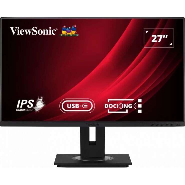 27" viewsonic vg2756-4k lcd monitor fekete (vg2756-4k)